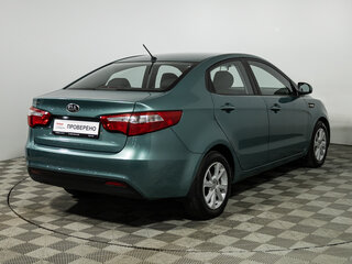 2014 Kia Rio III, зелёный, 849585 рублей, вид 5