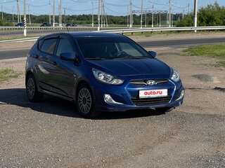2011 Hyundai Solaris I, синий, 540000 рублей, вид 3