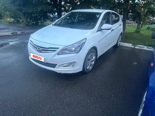 2015 Hyundai Solaris I Рестайлинг, белый, 680000 рублей, вид 1
