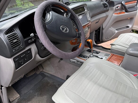 2004 Lexus LX 470 II Рестайлинг, чёрный, 1500000 рублей - вид 7