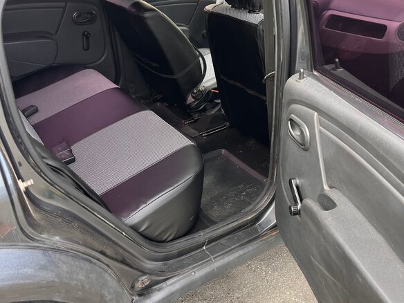 2010 Renault Logan I Рестайлинг, серый, 300000 рублей - вид 12
