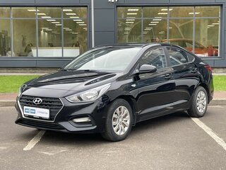 2018 Hyundai Solaris II, чёрный, 1249000 рублей, вид 1