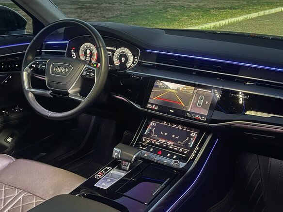 2023 Audi A8 Long 50 TFSI IV (D5) Рестайлинг, чёрный, 10500000 рублей - вид 30