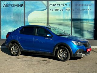 2019 Renault Logan Stepway II Рестайлинг, синий, 1020000 рублей, вид 3
