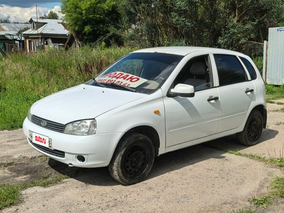 2010 Lada (ВАЗ) Kalina I, белый - вид 3