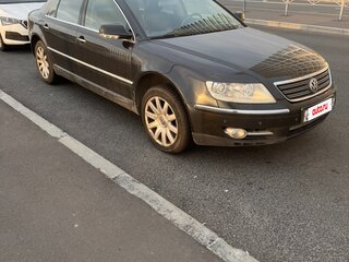 2008 Volkswagen Phaeton Long I, чёрный, 850000 рублей, вид 3