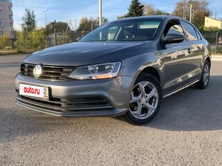 2015 Volkswagen Jetta VI Рестайлинг, серый, 1090000 рублей, вид 2