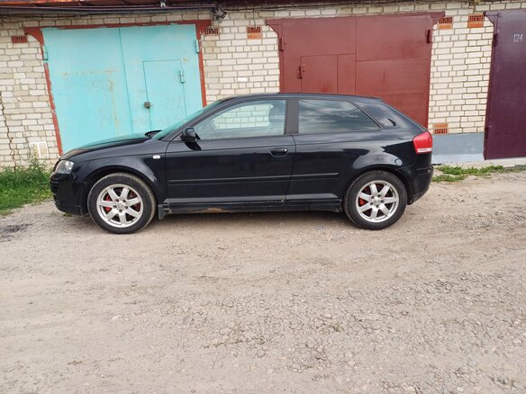 2004 Audi A3 II (8P), чёрный, 440000 рублей - вид 6