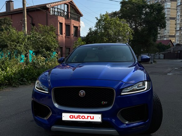 2017 Jaguar F-Pace S I, синий, 3000000 рублей