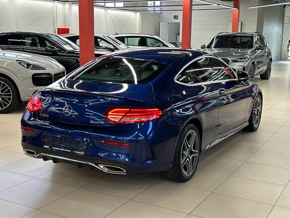 2019 Mercedes-Benz C-Класс 200 IV (W205) Рестайлинг, синий, 4290000 рублей - вид 6