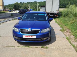 2015 Skoda Octavia III (A7), синий, 1400000 рублей, вид 2
