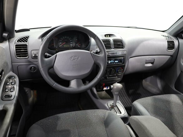 2008 Hyundai Accent ТагАЗ II, чёрный - вид 5