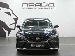 2021 Toyota Camry VIII (XV70) Рестайлинг, чёрный, 2349900 рублей, вид 2