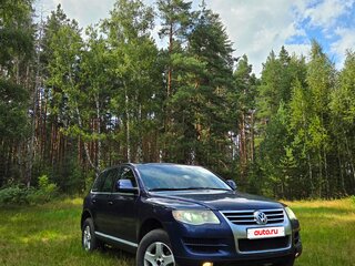2008 Volkswagen Touareg I Рестайлинг, синий, 1250000 рублей, вид 2