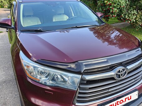 2014 Toyota Highlander III (XU50), красный, 2949000 рублей, вид 1