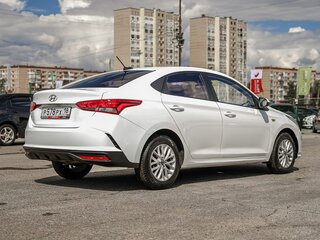 2020 Hyundai Solaris II Рестайлинг, белый, 1169000 рублей, вид 5