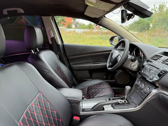 2012 Mazda 6 II (GH) Рестайлинг, чёрный, 750000 рублей - вид 9