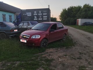 2007 Chevrolet Aveo I Рестайлинг, красный, 350000 рублей, вид 4