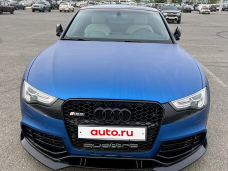 2012 Audi A5 I (8T) Рестайлинг, синий, 1650000 рублей, вид 5