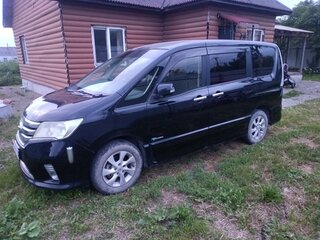 2012 Nissan Serena IV (C26), чёрный, 1300000 рублей, вид 4