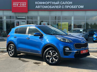2019 Kia Sportage IV Рестайлинг, синий, 2185000 рублей, вид 3