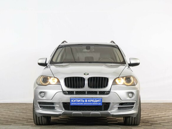2007 BMW X5 3.0si II (E70), серебристый, 1589000 рублей - вид 1