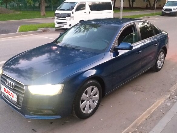 2013 Audi A4 IV (B8) Рестайлинг, синий, 899000 рублей - вид 3