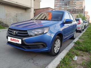 2019 Lada (ВАЗ) Granta I Рестайлинг, синий, 640000 рублей, вид 1