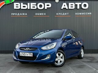 2011 Hyundai Solaris I, синий, 579000 рублей, вид 1