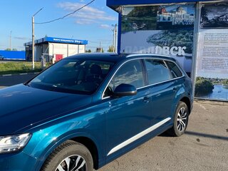 2018 Audi Q7 II (4M), синий, 4750000 рублей, вид 4