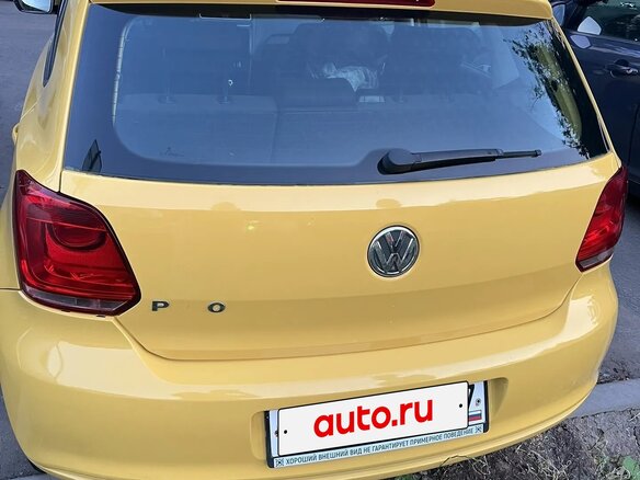 2011 Volkswagen Polo V, жёлтый, 530000 рублей - вид 1