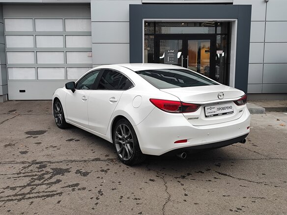 2018 Mazda 6 III (GJ) Рестайлинг, белый, 1859000 рублей - вид 6