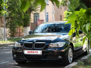 2008 BMW 3 серии 320i V (E90/E91/E92/E93), чёрный, 1100000 рублей, вид 2