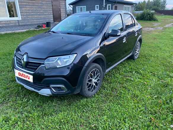 2021 Renault Logan Stepway II Рестайлинг, чёрный, 1000000 рублей