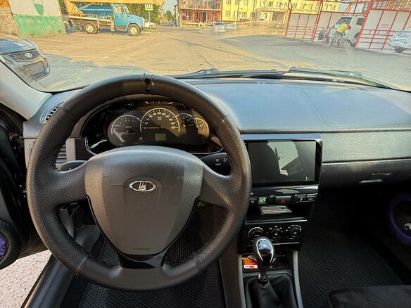 2012 Lada (ВАЗ) Priora I, синий, 310000 рублей - вид 7