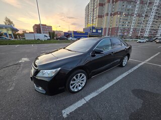 2014 Toyota Camry VII (XV50), чёрный, 1280000 рублей, вид 2