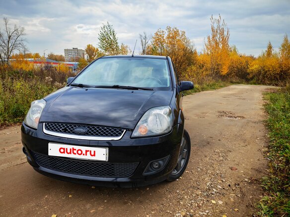 2007 Ford Fiesta Mk5, чёрный, 299900 рублей