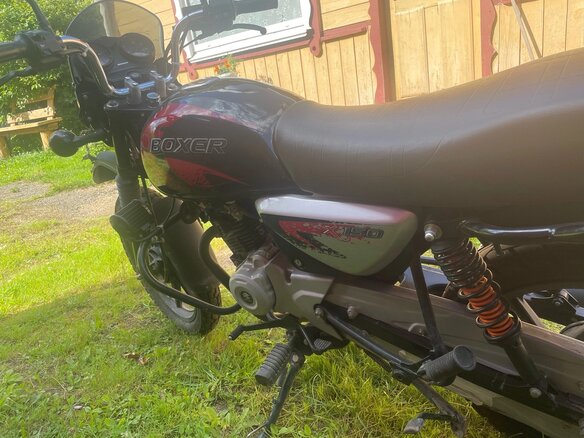 2021 Bajaj Boxer BM 150X, чёрный, 80000 рублей - вид 8