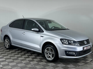 2018 Volkswagen Polo V Рестайлинг, серебристый, 1220000 рублей, вид 3