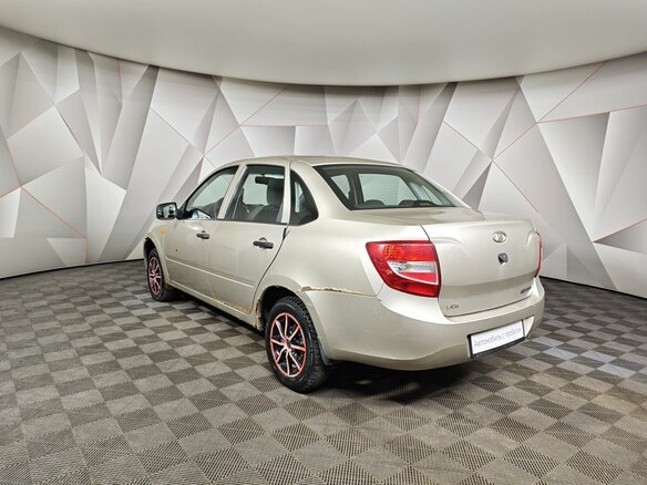 2013 Lada (ВАЗ) Granta I, бежевый - вид 3