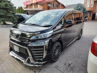 2019 Toyota Vellfire II Рестайлинг, чёрный, 4950000 рублей, вид 2