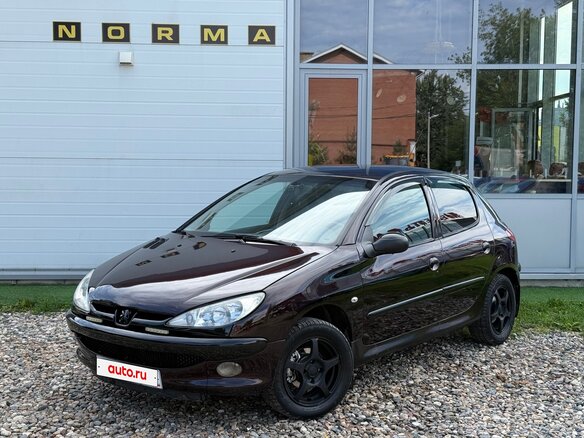 2007 Peugeot 206, чёрный