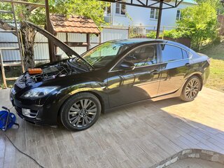 2008 Mazda 6 II (GH), чёрный, 750000 рублей, вид 2