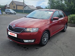 2014 Skoda Rapid I, красный, 830000 рублей, вид 4