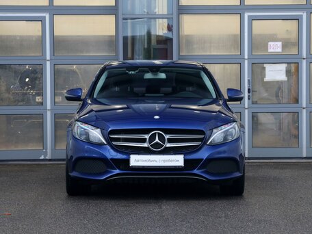 2016 Mercedes-Benz C-Класс 180 IV (W205), синий, 1990000 рублей, вид 2