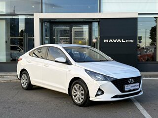 2021 Hyundai Solaris II Рестайлинг, белый, 1479000 рублей, вид 3
