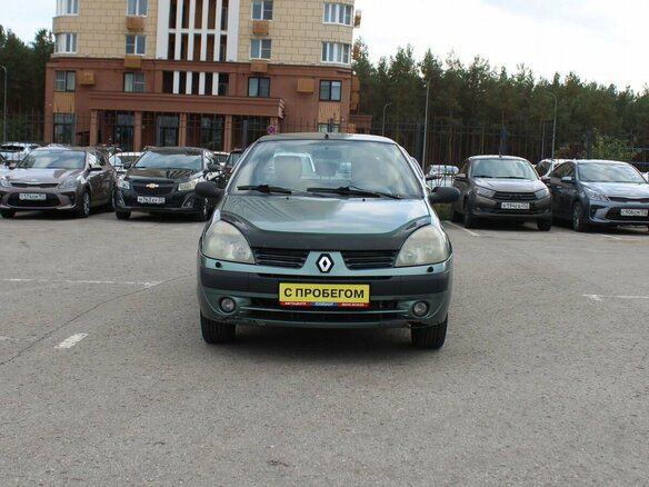 2004 Renault Symbol I Рестайлинг, зелёный, 129000 рублей - вид 2