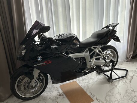2008 BMW K 1200 S, чёрный, 650000 рублей, вид 4