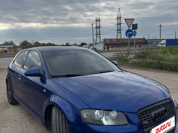 2006 Audi A3 II (8P) Рестайлинг 1, синий, 790000 рублей - вид 1