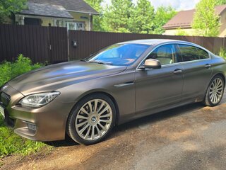 2014 BMW 6 серии Gran Coupe 640d xDrive III (F06/F13/F12), золотистый, 4500000 рублей, вид 4